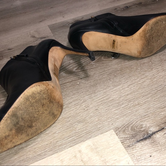 Gucci LEATHER ANKLE BOOTS Size 40 Made in Italy - Picture 6 of 8